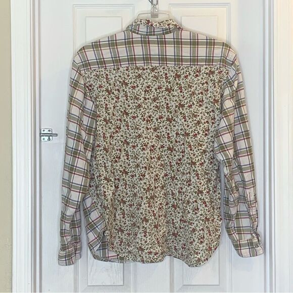 Fiurst of a Kind Flannel Floral a button Down Shirt Size 2X - Picture 2 of 8